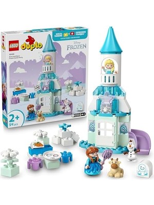 Eco Lounge ® │ Anna ve ’nın Karlar Ülkesi Şato Partisi 10455 – 2 Yaş ve Üzeri Hayranı Çocuklar Için Hayal Gücü Geliştiren Yaratıcı Oyuncak Yapım Seti, Doğum Günü Hediyesi (54 Parça)
