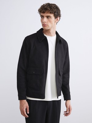 Lc Waikiki Yeni Sezon Standart Kalıp Gömlek Yaka Süet Erkek Ceket