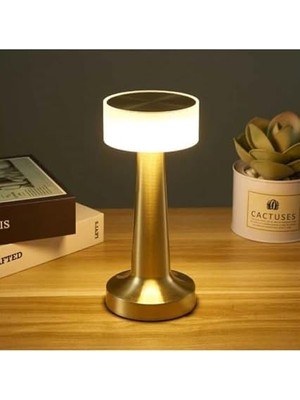 Eco Lounge Şarjlı Masa Lambası Dimmerli Dekoratif Denver Dokunmatik Yemek Masası Lambası