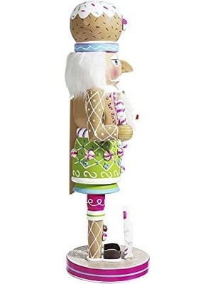 Eco Lounge Kurt S. Adler Kurt Adler 40 cm Ahşap Zencefilli Kurabiye Fındıkkırıcı, Çoklu