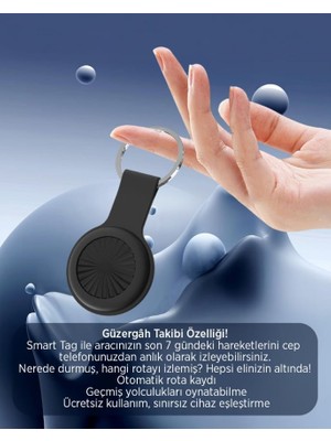 Eco Lounge Ios ve Uyumlu Akıllı Gps Takip Cihazı – Anahtar, Cüzdan, Araç, Kargo ve Evcil Hayvanlar Için Bluetooth Destekli Güvenli Konum Belirleyici Smart Tag