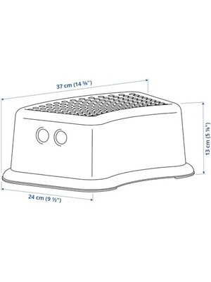 Eco Lounge Çocuk Taburesi Foersiktig, Beyaz/yeşil (Model 2013) Pack Of 1 Beyaz