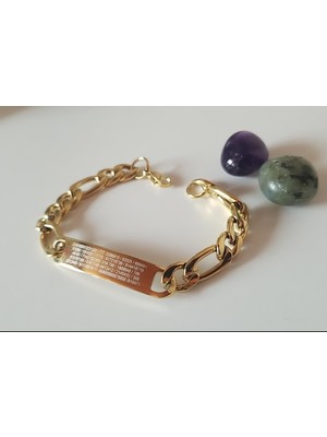 Normadia Sayı Sekanslı Çelik Bileklik, Sağlık ve Koruma Için Şık Tasarım