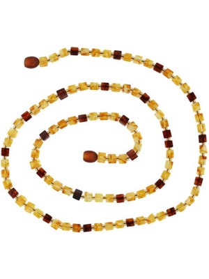 Inure Jewelry Yetişkin Damla Kehribar Kolye