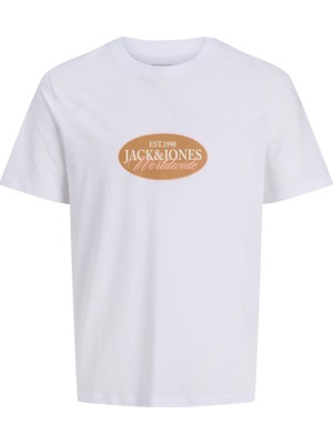 Jack & Jones Erkek Gögüs Logo Baskili Tisört - Catskills