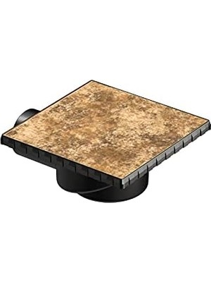 Eco Lounge V- Kare 5606985 Duş Kanalı, Yandan Çıkışlı, 15X15 Cm, Dk 700 Kapak, Mat Krom