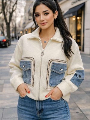 See More Ithal Angora Kot Detaylı Ceket