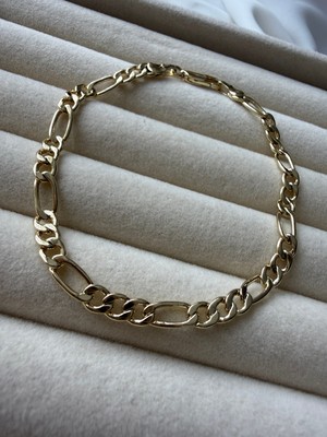 Normadia Altın Renk Figaro Zincir Bileklik, Şık ve Zarif Takı