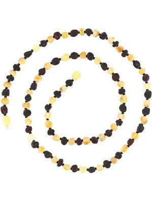 Inure Jewelry Yetişkin Damla Kehribar Kolye