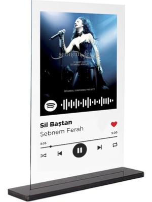 Dekori- Spotify Plak - Sil Baştan / Şebnem Ferah 15X20CM