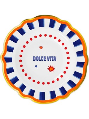 Baci Milano Dolce Vita 6'lı Çukur Tabak 23 cm Porselen