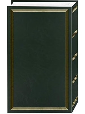 Eco Lounge Albums (Huntergreen) - 3-Ring 504 Pockets Hold 4x6 S, Hunter Green