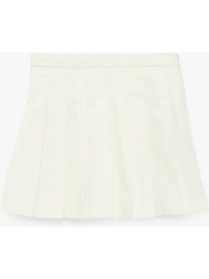 Koton Kız Çocuk Pamuklu Kalın Pileli Basic Mini Etek  (6s)