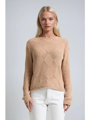 Lijuri Ajurlu Baklava Desenli Merserize Kazak 1426