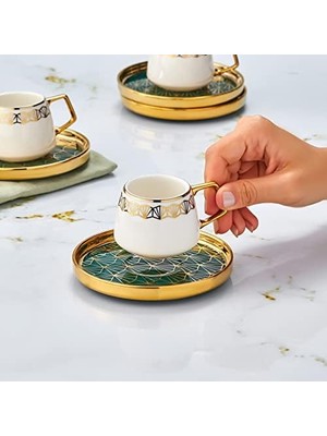 Verde 6 Kişilik 90 ml Kahve Fincanı