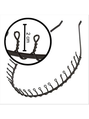 Ayena Moda Kıvrımlı Metal Taç