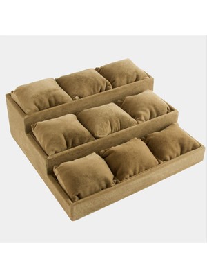 Ayena Moda 3 Basamaklı Anfora Kumaş Yastıklı Stand