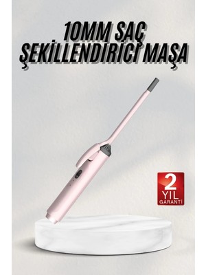 Pazarcan Saç Şekillendirici 10 mm Saç Maşası Seramik Kaplama