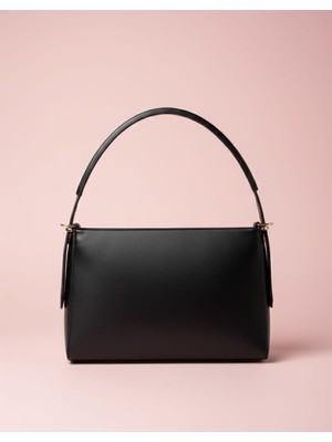 Veyla Style Yeni Sezon Modern Baget Siyah Kadın El ve Omuz Çantası