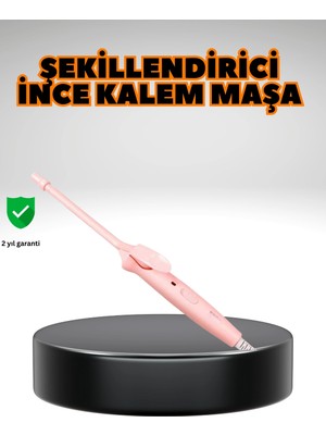 Pazarcan Yanma Önleyici Uçlu Profesyonel Saç Bukle Maşası