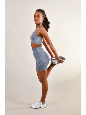 gymphoenix Tokyo Mavi Asit Bra Şort Takım