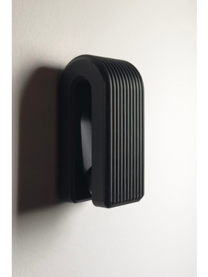 Doyonix Modern Havlu Tutucu Askı 3'lü Set Siyah