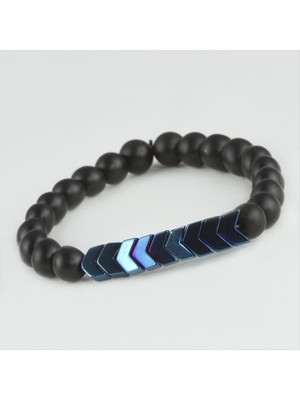 Ayena Moda Onix-Hematit Doğaltaş Bileklik