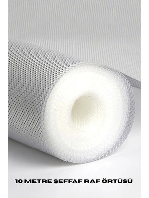 Pazarcan 10 Metre Şeffaf Silikonlu Kaymaz Çekmece Içi Düzenleyici