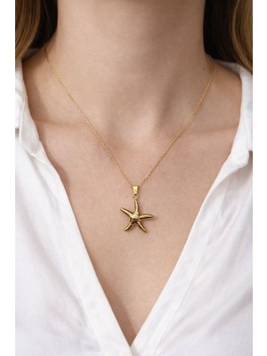 Suzi Shine Deniz Yıldızı Çelik Kolye