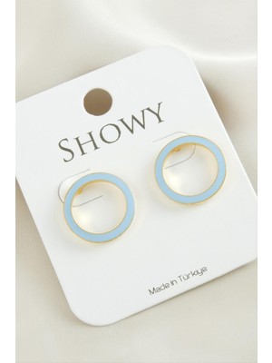 Ayena Moda Halka Yeni Sezon Mineli Küpe