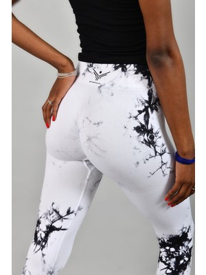 gymphoenix Fiji Beyaz Batik Tayt