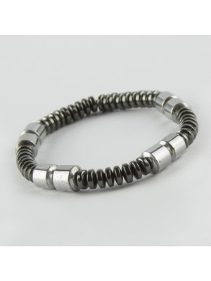 Ayena Moda Hematit Doğaltaşlı Bileklik