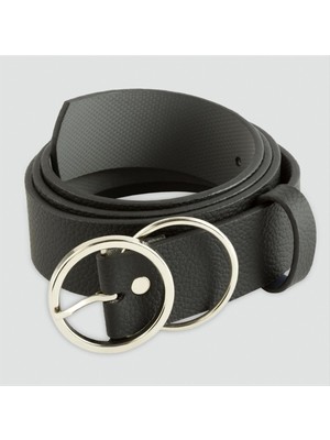 Ayena Moda Yuvarlak Tokalı Kemer 3 cm