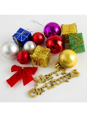 Ayena Moda 13 Adet Karışık Yılbaşı Ağaç Süsü