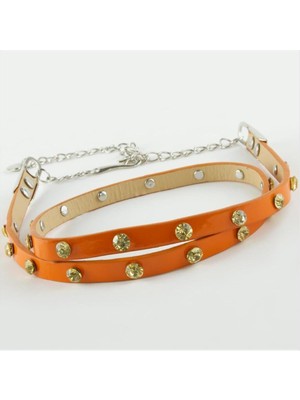 Ayena Moda Klasik Deri Taşlı Kemer