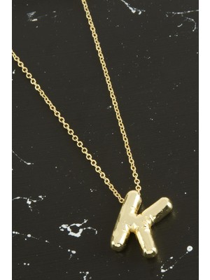 Ayena Moda K Harfli Balon Kolye