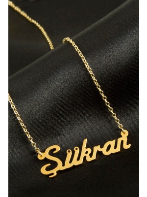 Ayena Moda Şükran Isimli Kolye (Kişiye Özel)