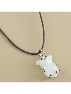 Ayena Moda Kutup Ayısı Cam Kolye