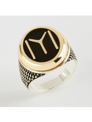 Ayena Moda Kayı Boyu Metal Erkek Yüzük