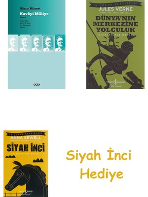 İş Bankası Kültür Yayınları Şiirler 3 - Kuvâyi Milliye: Kuvayi Milliye / Saat 21 - 22 Şiirleri / Dört Hapisaneden / Rubailer + Dünyanın Merkezine Yolculuk + Siyah Inci Hediye