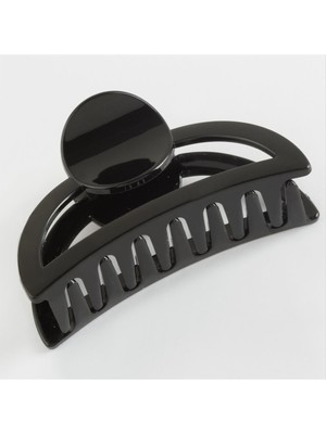 Ayena Moda 8  cm Oval Siyah Renkli Mandal Toka 1 Adet