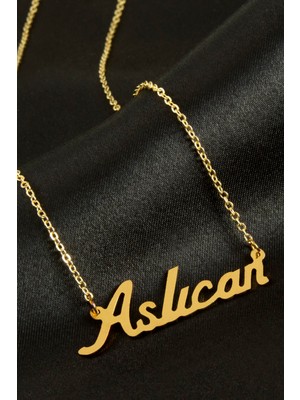 Ayena Moda Aslıcan Isimli Kolye (Kişiye Özel)