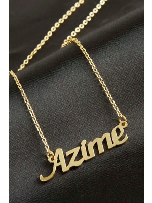 Ayena Moda Azime Isimli Kolye (Kişiye Özel)