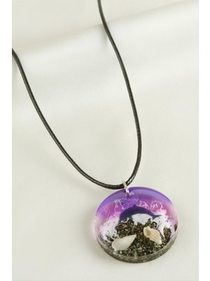 Ayena Moda Yunus Deniz Efektli Epoksi Kolye