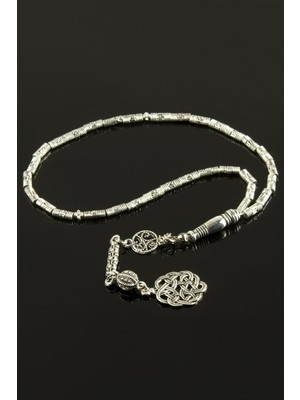 Ayena Moda Silindir Metal Tesbih 4*8 mm