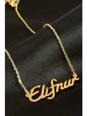 Ayena Moda Elifnur Isimli Kolye (Kişiye Özel)