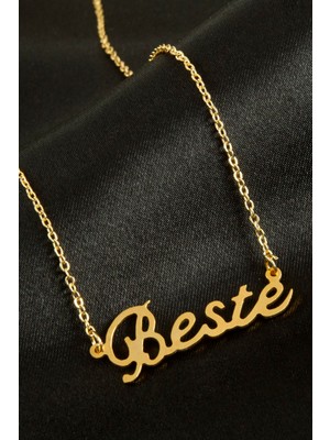 Ayena Moda Beste Isimli Kolye (Kişiye Özel)