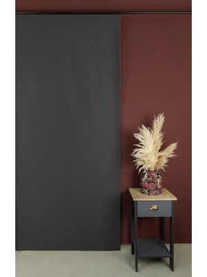 Taç Karartma Hazır Fon Perde Antrasit 250X265 cm