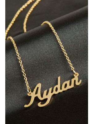 Ayena Moda Aydan Isimli Kolye (Kişiye Özel)
