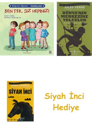 İş Bankası Kültür Yayınları Ben Tek, Siz Hepiniz + Dünyanın Merkezine Yolculuk + Siyah Inci Hediye